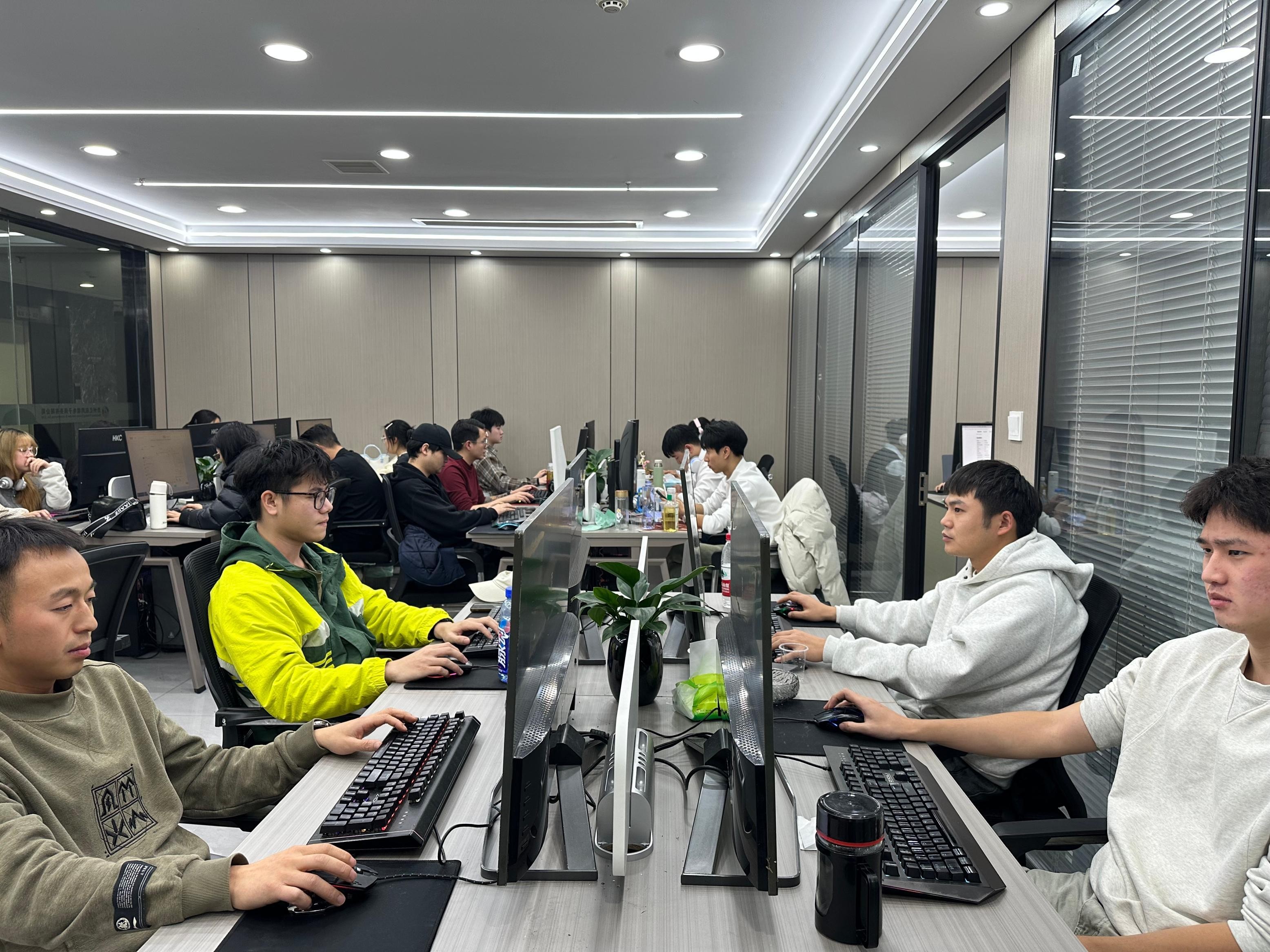 亿航跨境贵阳总部办公现场
